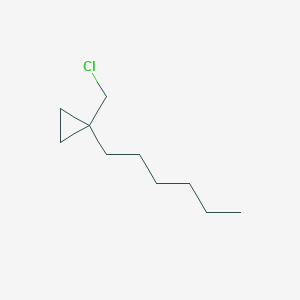 1-(Chloromethyl)-1-hexylcyclopropane