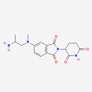 5-[2-Aminopropyl(methyl)amino]-2-(2,6-dioxo-3-piperidyl)isoindoline-1,3-dione