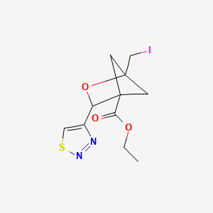 Ethyl 1-(iodomethyl)-3-(1,2,3-thiadiazol-4-yl)-2-oxabicyclo[2.1.1]hexane-4-carboxylate