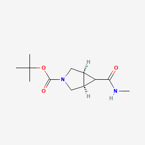 rac-tert-butyl (1R,5S,6R)-6-(methylcarbamoyl)-3-azabicyclo[3.1.0]hexane-3-carboxylate