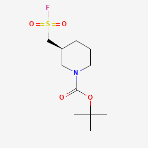 tert-butyl (3S)-3-[(fluorosulfonyl)methyl]piperidine-1-carboxylate