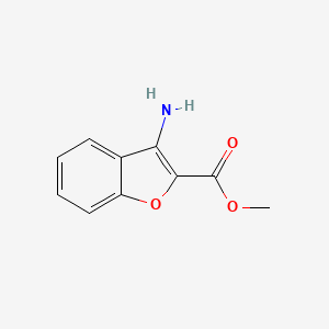 molecular formula C10H9NO3 B1348597 甲基3-氨基-2-苯并[b]呋喃羧酸酯 CAS No. 57805-85-3
