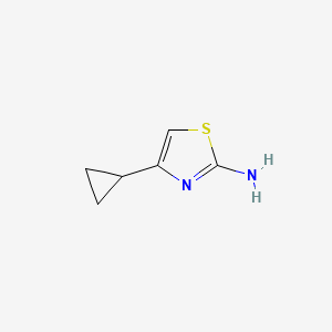 molecular formula C6H8N2S B1348598 4-Cyclopropylthiazol-2-amine CAS No. 324579-90-0