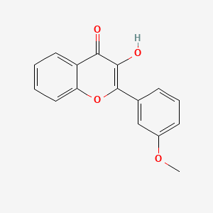 molecular formula C16H12O4 B1348606 3-羟基-3'-甲氧基黄酮 CAS No. 76666-32-5