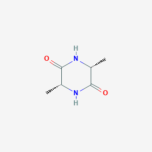 molecular formula C6H10N2O2 B1348607 (3R,6R)-3,6-dimethylpiperazine-2,5-dione CAS No. 23927-13-1