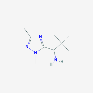 1-(1,3-Dimethyl-1h-1,2,4-triazol-5-yl)-2,2-dimethylpropan-1-amine