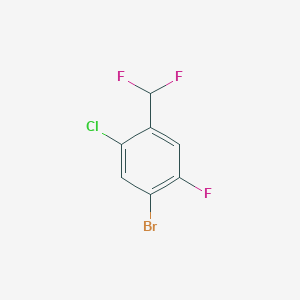 1-Bromo-5-chloro-4-(difluoromethyl)-2-fluorobenzene