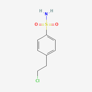molecular formula C8H10ClNO2S B1348609 4-(2-Chloroethyl)benzenesulfonamide CAS No. 5378-85-8