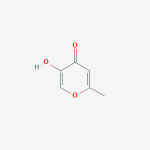 molecular formula C6H6O3 B134861 5-Hydroxy-2-methyl-4H-pyran-4-one CAS No. 644-46-2