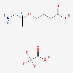 4-[(1-Aminopropan-2-yl)oxy]butanoic acid, trifluoroacetic acid