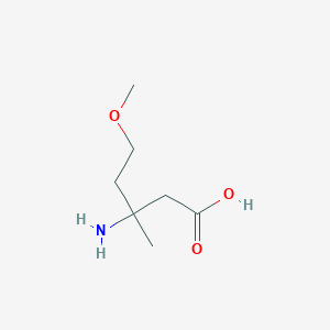 3-Amino-5-methoxy-3-methylpentanoic acid