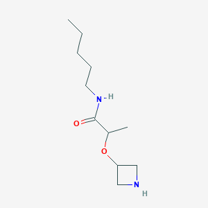 2-(azetidin-3-yloxy)-N-pentylpropanamide