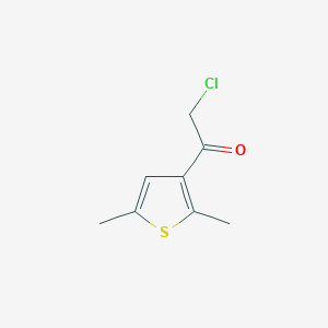 molecular formula C8H9ClOS B1348615 2-Chloro-1-(2,5-dimethylthiophen-3-yl)ethanone CAS No. 31772-43-7
