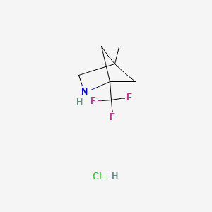 4-Methyl-1-(trifluoromethyl)-2-azabicyclo[2.1.1]hexanehydrochloride