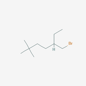 5-(Bromomethyl)-2,2-dimethylheptane