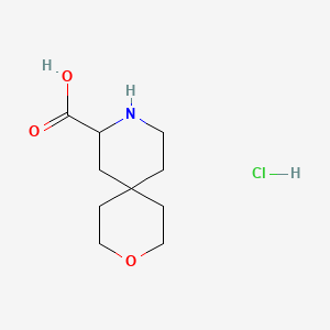 3-Oxa-9-azaspiro[5.5]undecane-8-carboxylic acid hydrochloride