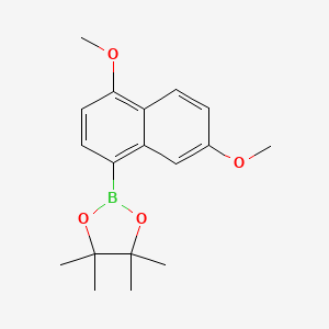 2-(4,7-Dimethoxynaphthalen-1-yl)-4,4,5,5-tetramethyl-1,3,2-dioxaborolane