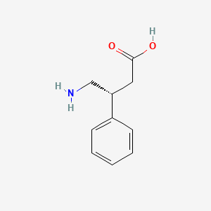molecular formula C10H13NO2 B1348626 (R)-4-Amino-3-phenylbutanoic acid CAS No. 35568-36-6