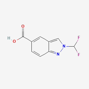 2-(difluoromethyl)-2H-indazole-5-carboxylic acid