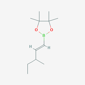 4,4,5,5-tetramethyl-2-[(1E)-3-methylpent-1-en-1-yl]-1,3,2-dioxaborolane