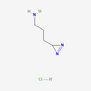 3-(3H-diazirin-3-yl)propan-1-amine hydrochloride