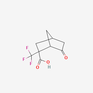 6-Oxo-2-(trifluoromethyl)bicyclo[2.2.1]heptane-2-carboxylic acid