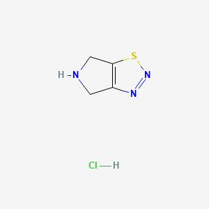 4H,5H,6H-pyrrolo[3,4-d][1,2,3]thiadiazole hydrochloride