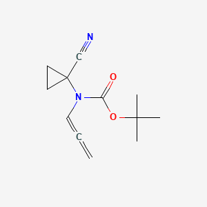 tert-butyl N-(1-cyanocyclopropyl)-N-(propa-1,2-dien-1-yl)carbamate