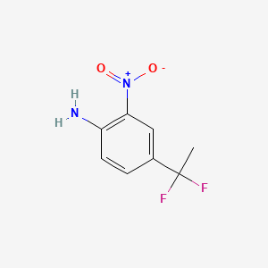 4-(1,1-Difluoroethyl)-2-nitroaniline