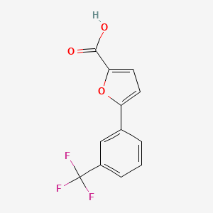 molecular formula C12H7F3O3 B1348639 5-(3-(三氟甲基)苯基)呋喃-2-甲酸 CAS No. 54022-99-0