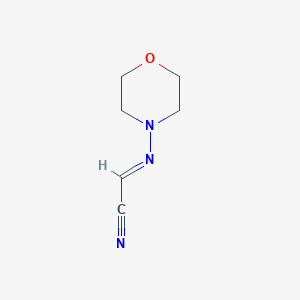 molecular formula C6H9N3O B134864 (4-吗啉基亚胺)乙腈 CAS No. 26179-71-5