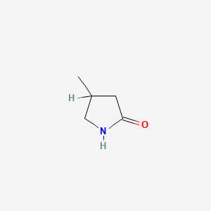 molecular formula C5H9NO B1348647 4-甲基吡咯烷-2-酮 CAS No. 2996-58-9