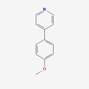 molecular formula C12H11NO B1348650 4-(4-甲氧基苯基)吡啶 CAS No. 5938-16-9