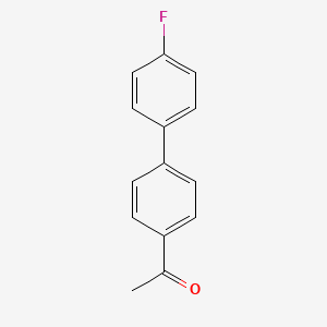 molecular formula C14H11FO B1348651 1-(4'-Fluoro-biphenyl-4-yl)-ethanone CAS No. 720-74-1