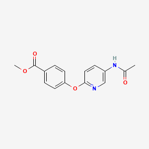 Methyl 4-[(5-acetamidopyridin-2-yl)oxy]benzoate