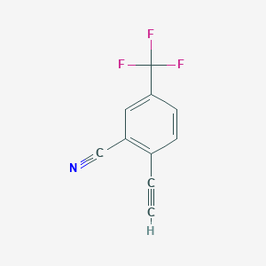 2-Ethynyl-5-trifluoromethyl-benzonitrile