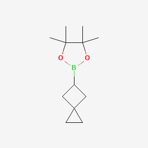 4,4,5,5-Tetramethyl-2-(spiro[2.3]hexan-5-YL)-1,3,2-dioxaborolane