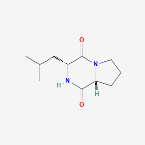 molecular formula C11H18N2O2 B1348657 环(-D-亮氨酸-D-脯氨酸) CAS No. 274680-11-4
