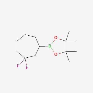 2-(3,3-Difluorocycloheptyl)-4,4,5,5-tetramethyl-1,3,2-dioxaborolane