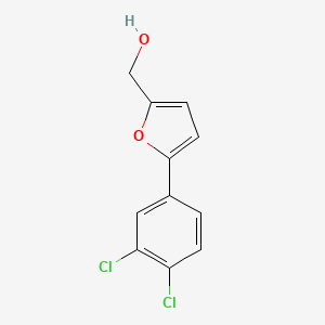 molecular formula C11H8Cl2O2 B1348664 [5-(3,4-Dichlorophenyl)furan-2-yl]methanol CAS No. 353509-28-1