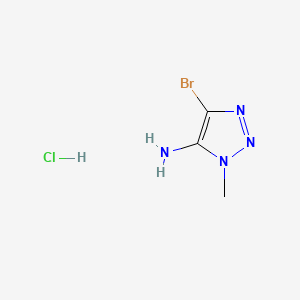 4-Bromo-1-methyl-1H-1,2,3-triazol-5-amine hydrochloride