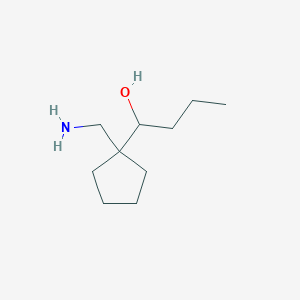 1-(1-(Aminomethyl)cyclopentyl)butan-1-ol