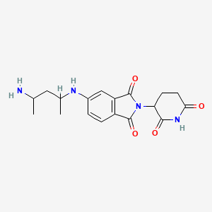 5-[(3-Amino-1-methyl-butyl)amino]-2-(2,6-dioxo-3-piperidyl)isoindoline-1,3-dione