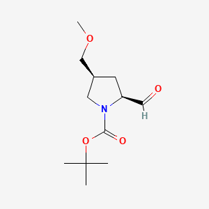 tert-butyl (2S,4S)-2-formyl-4-(methoxymethyl)pyrrolidine-1-carboxylate