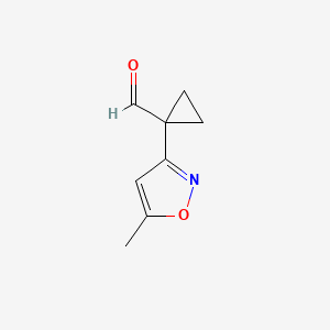 1-(5-Methylisoxazol-3-yl)cyclopropane-1-carbaldehyde