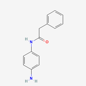 molecular formula C14H14N2O B1348672 N-(4-aminophenyl)-2-phenylacetamide CAS No. 346583-86-6