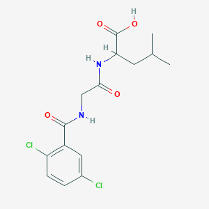 (2,5-Dichlorobenzoyl)glycylleucine