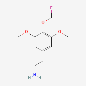 2-[4-(Fluoromethoxy)-3,5-dimethoxyphenyl]ethan-1-amine