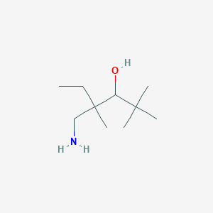 4-(Aminomethyl)-2,2,4-trimethylhexan-3-ol