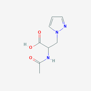 2-Acetamido-3-(1h-pyrazol-1-yl)propanoic acid